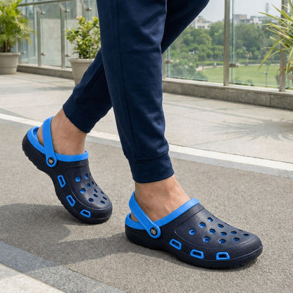 Kavsun Men Clogs Sandal Blue KV3028
