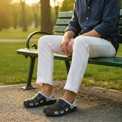 Kavsun Men Clogs Sandal Black KV3029