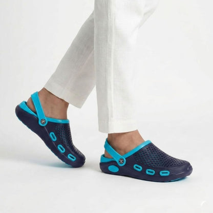 Kavsun Men Clogs Sandal Blue KV3032