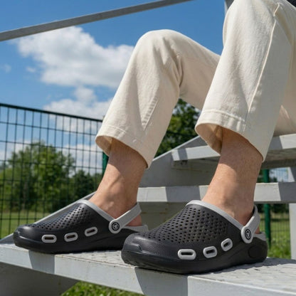 Kavsun Men Clogs Sandal Black KV3033