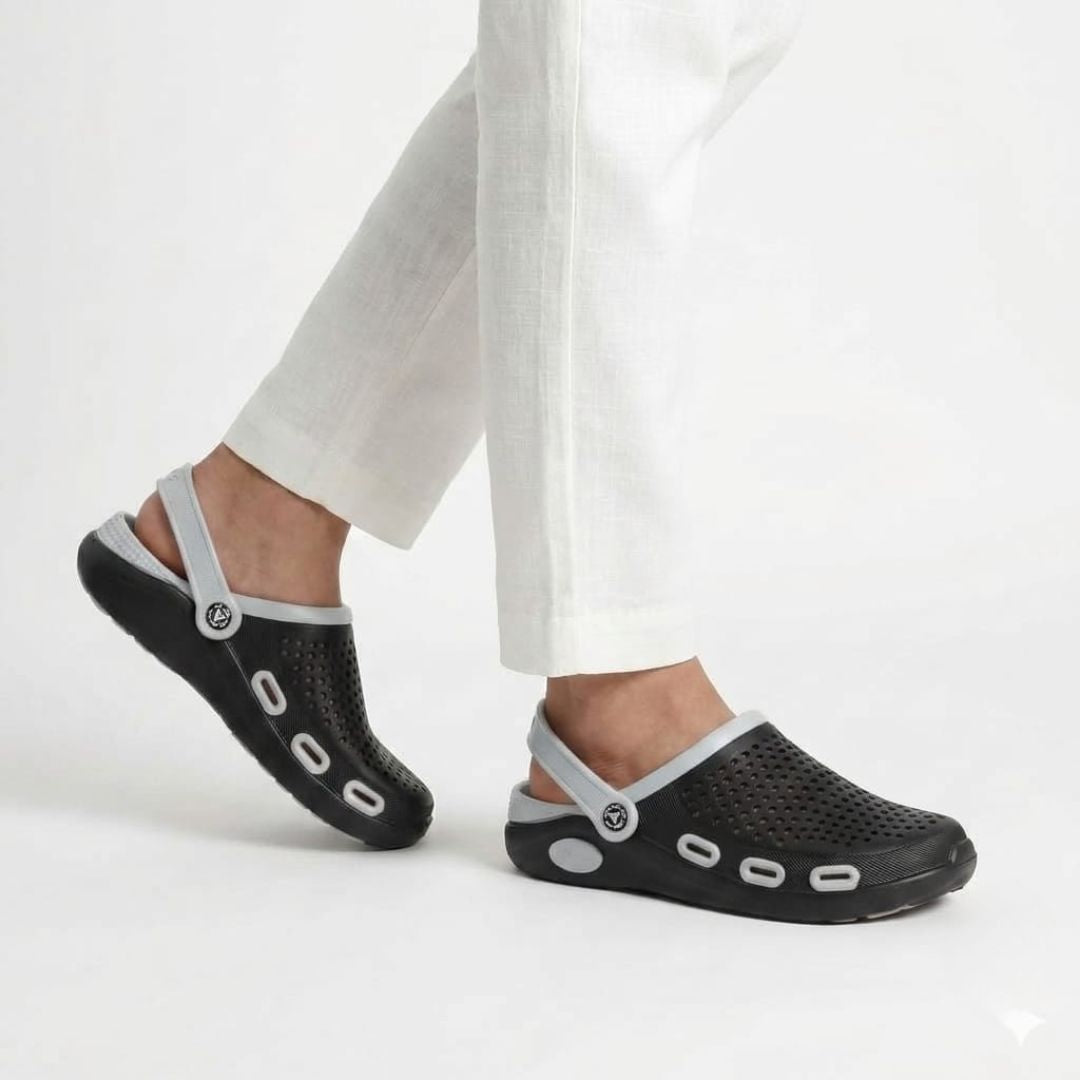 Kavsun Men Clogs Sandal Black KV3033