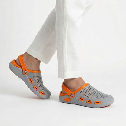 Kavsun Men Clogs Sandal Orange KV3034